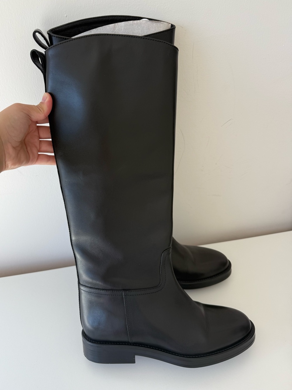 Massimo Dutti leather boots